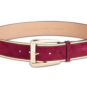**BRAND NEW** Michael Kors Suede and Metallic Belt